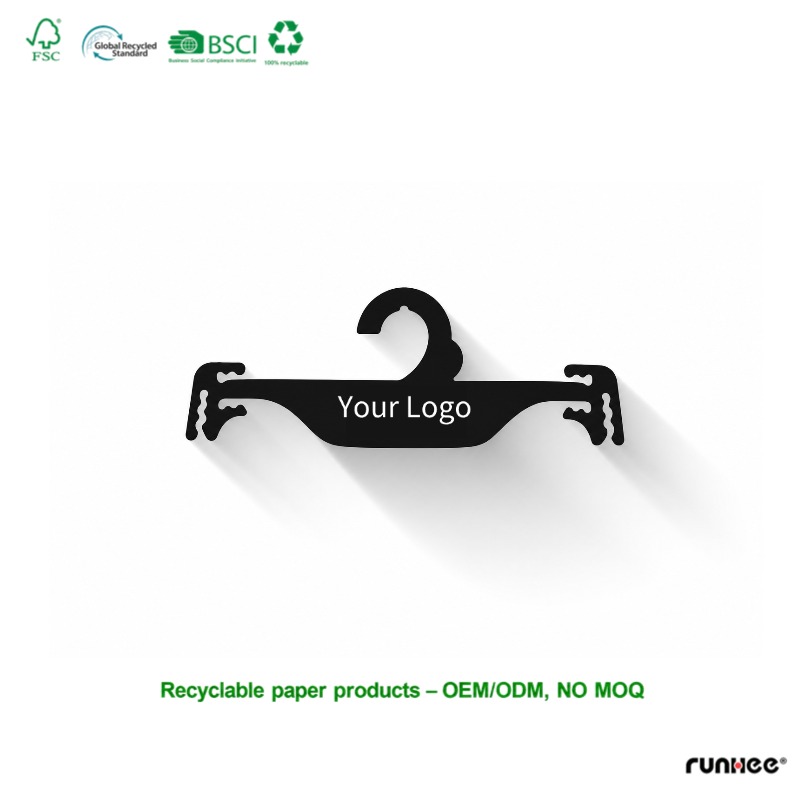 black coated paper bra hanger