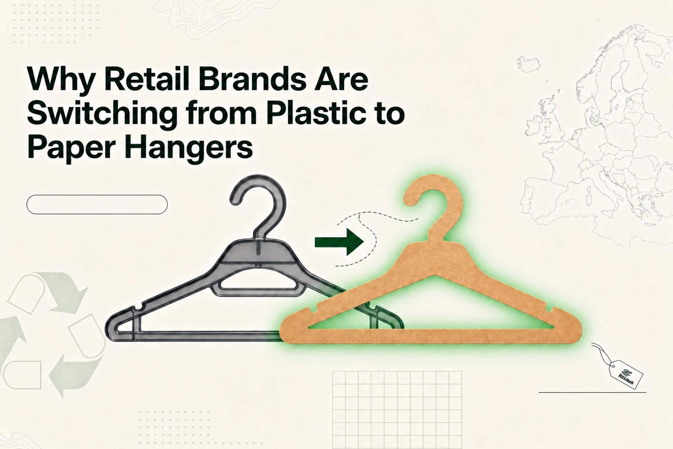 Why Retail Brands Are Switching from Plastic to Paper Hangers