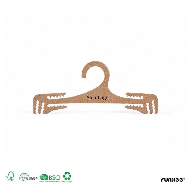 kraft paper bra hanger angled slot