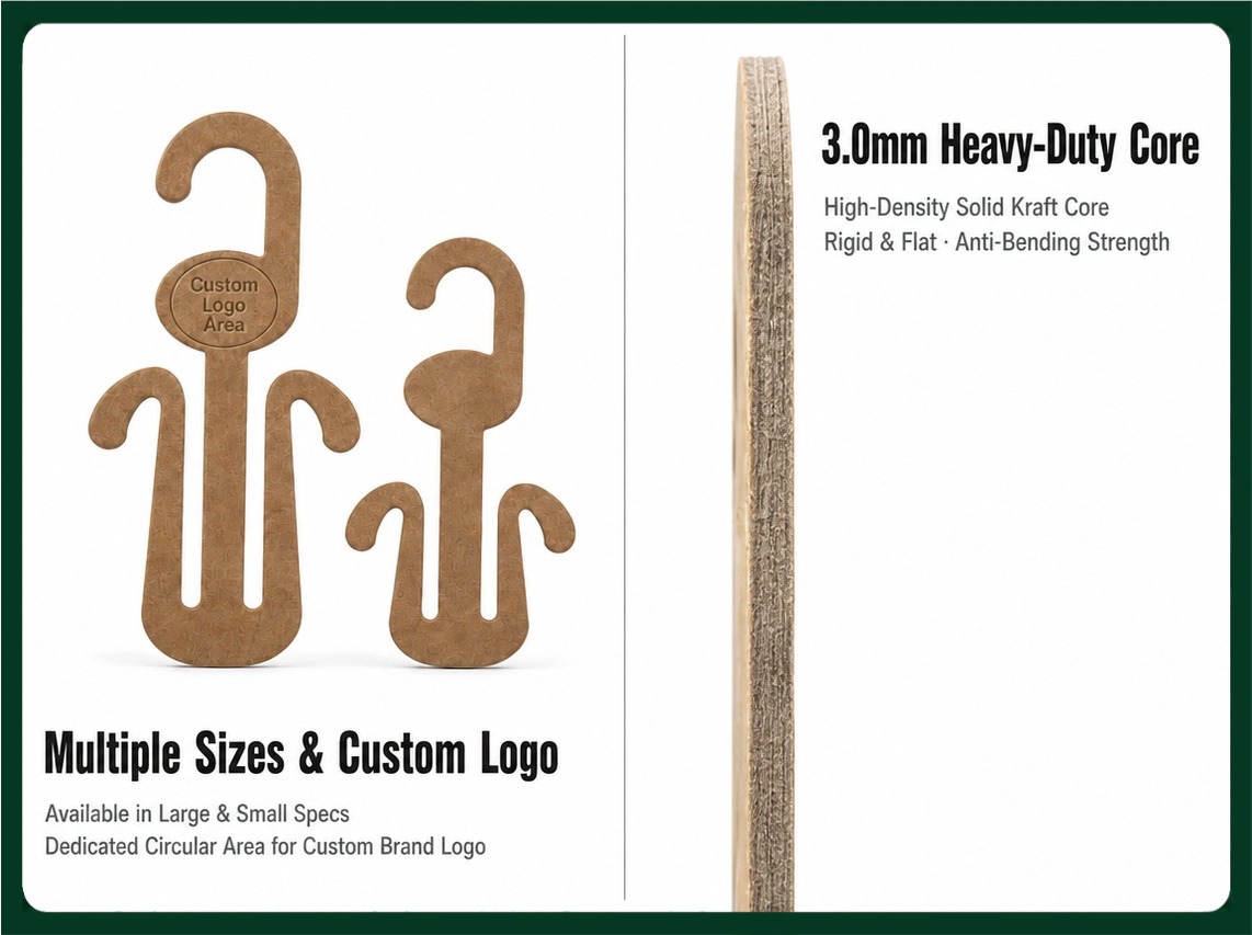 kraft paperboard shoe hook