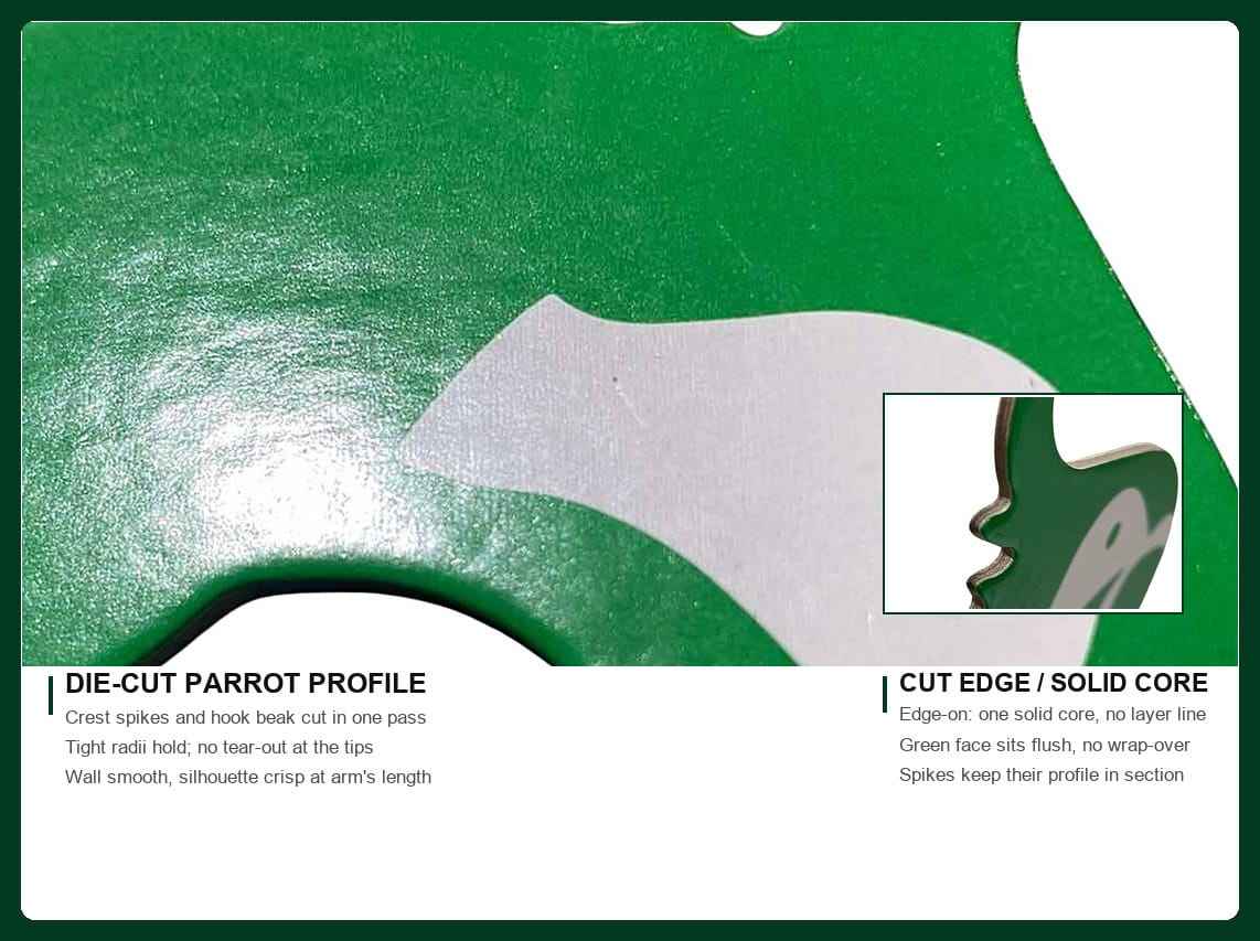 Cardboard shoe hanger with logo